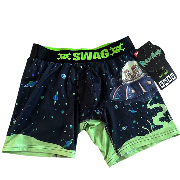 Other - NWT Rick & Morty Adult Swim Underwear‎ Boxer Briefs Small 28/30